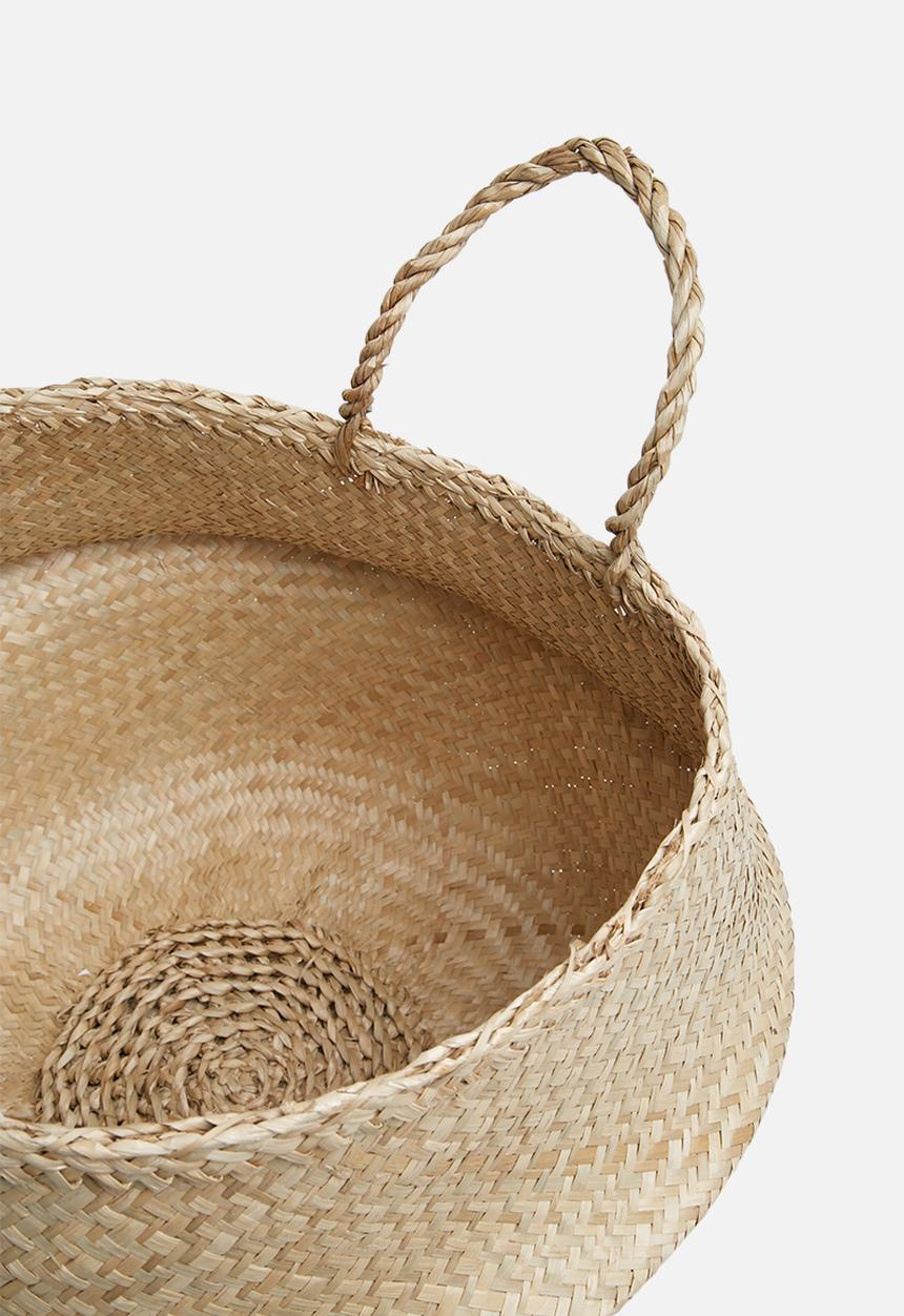 Sixth Floor - Belly basket two tone white