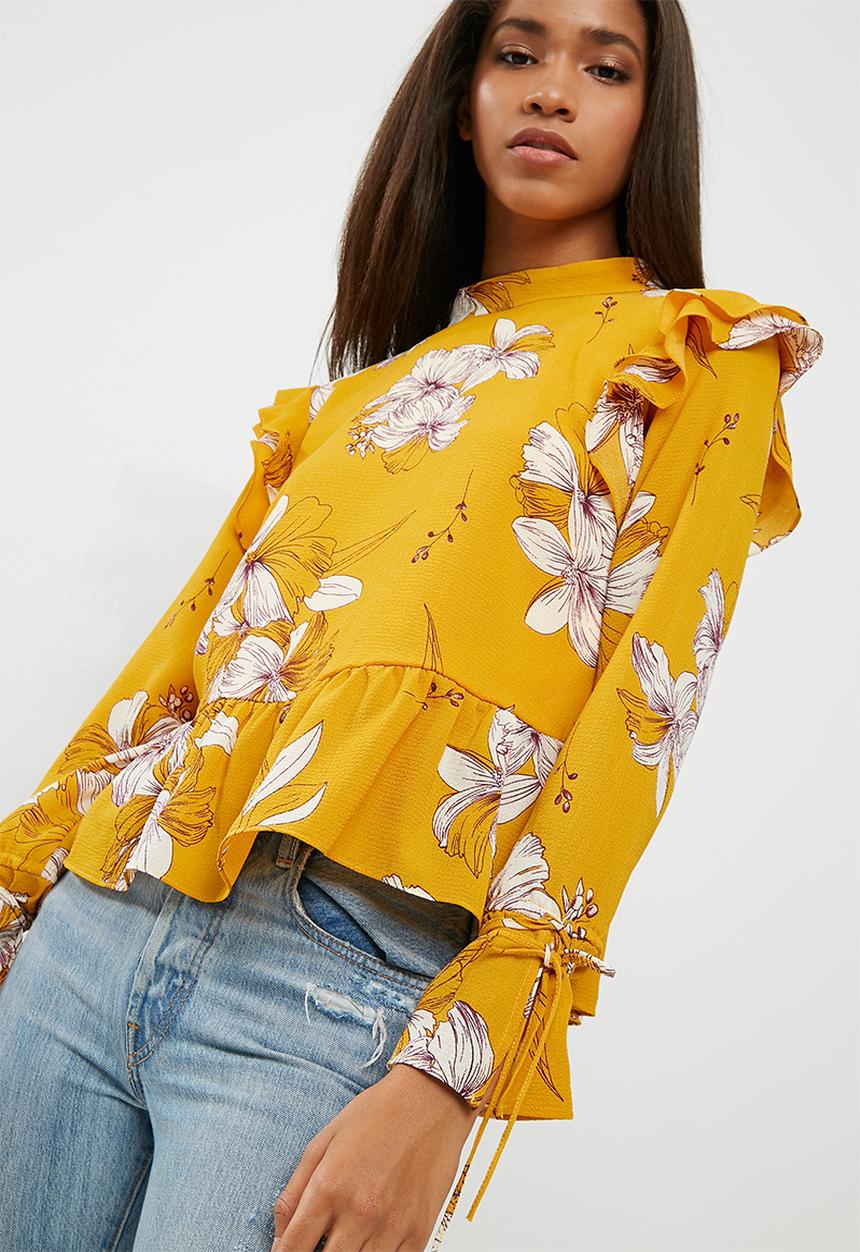 dailyfriday - Chiffon ruffle blouse