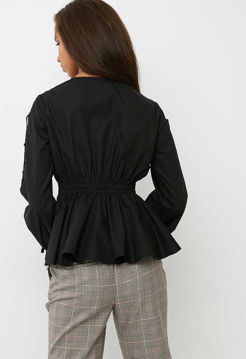 dailyfriday - Poplin blouse with ring detail 