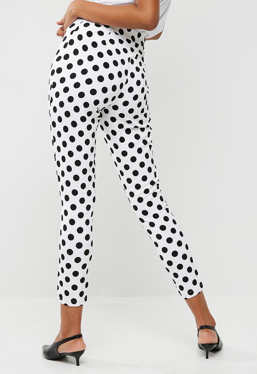Missguided - Polka dot cigarette trouser