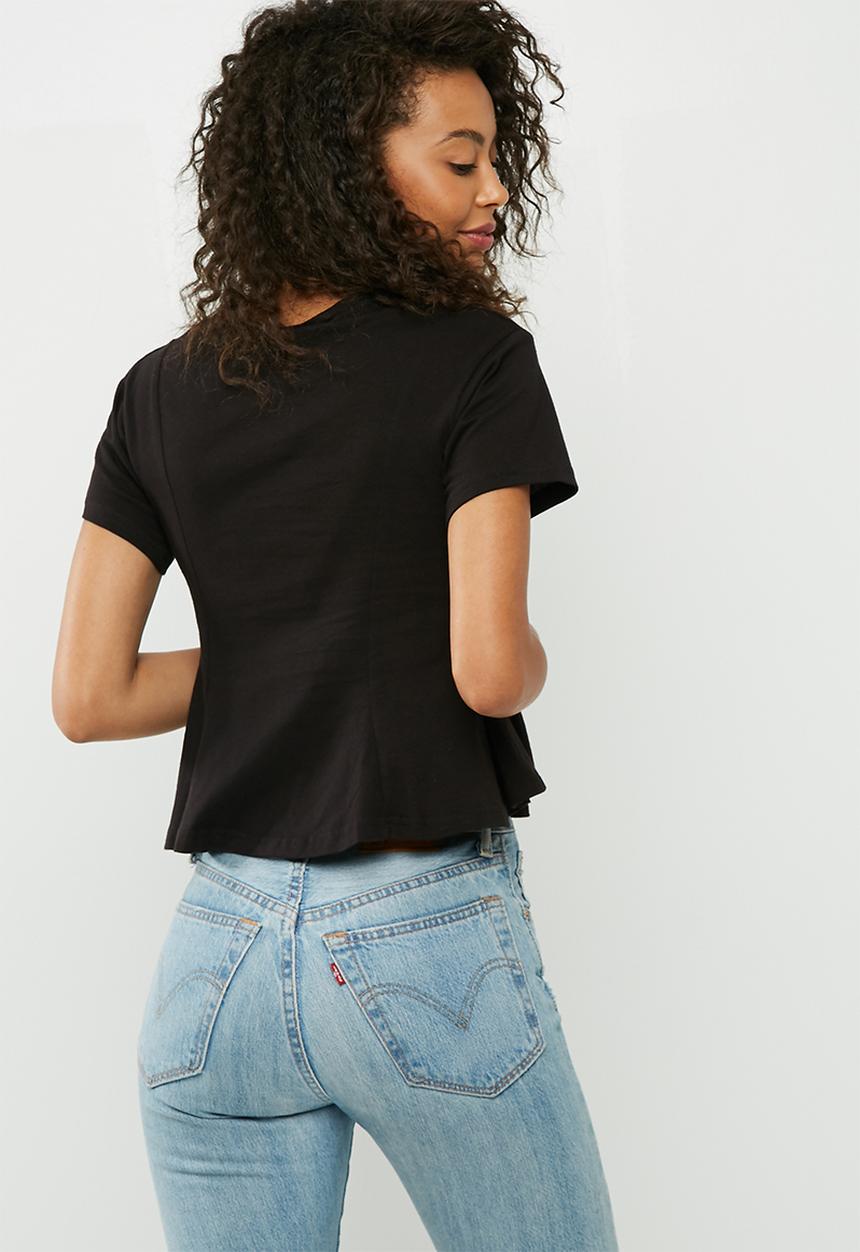 dailyfriday - Peplum corset tee