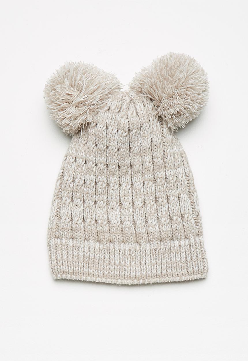 dailyfriday - Pom-pom ears beanie