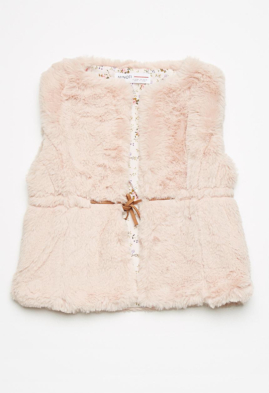 MINOTI - Faux fur gilet