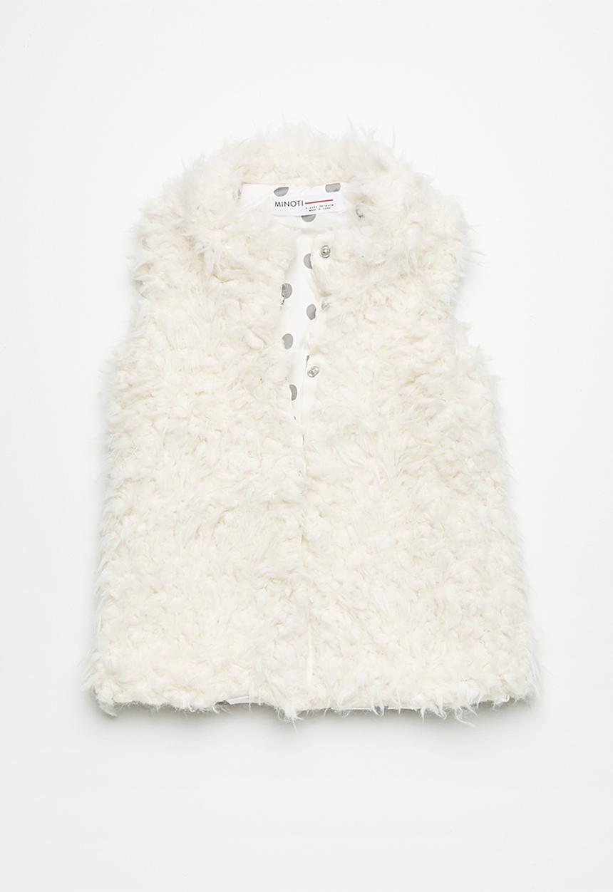 MINOTI - Faux fur gilet
