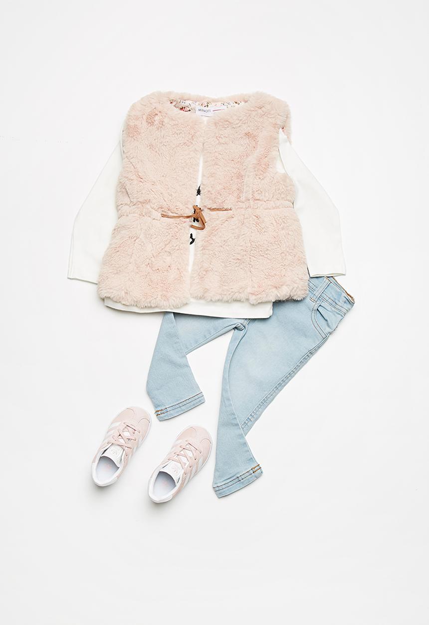 MINOTI - Faux fur gilet