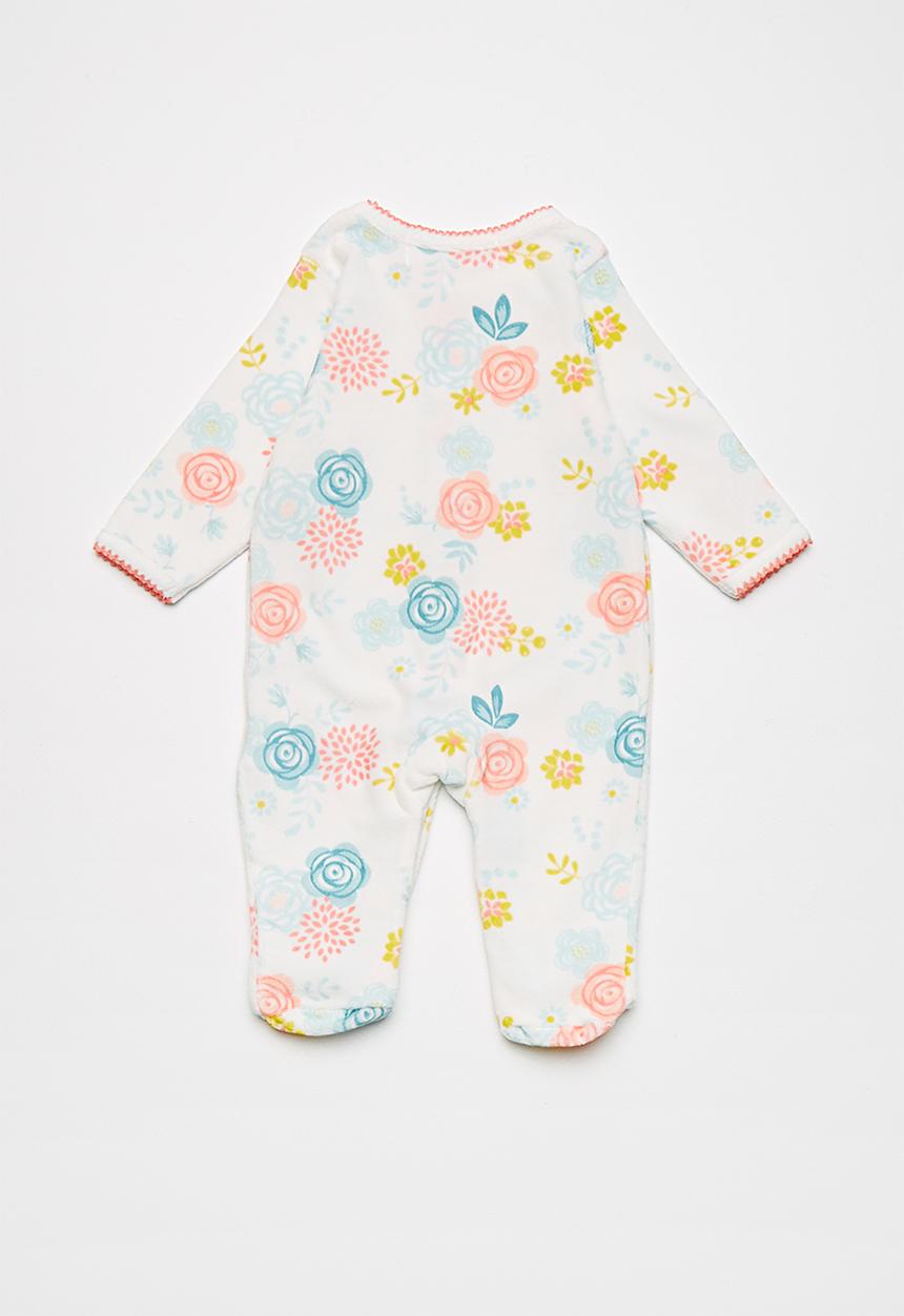 Babaluno - Velour sleepsuit
