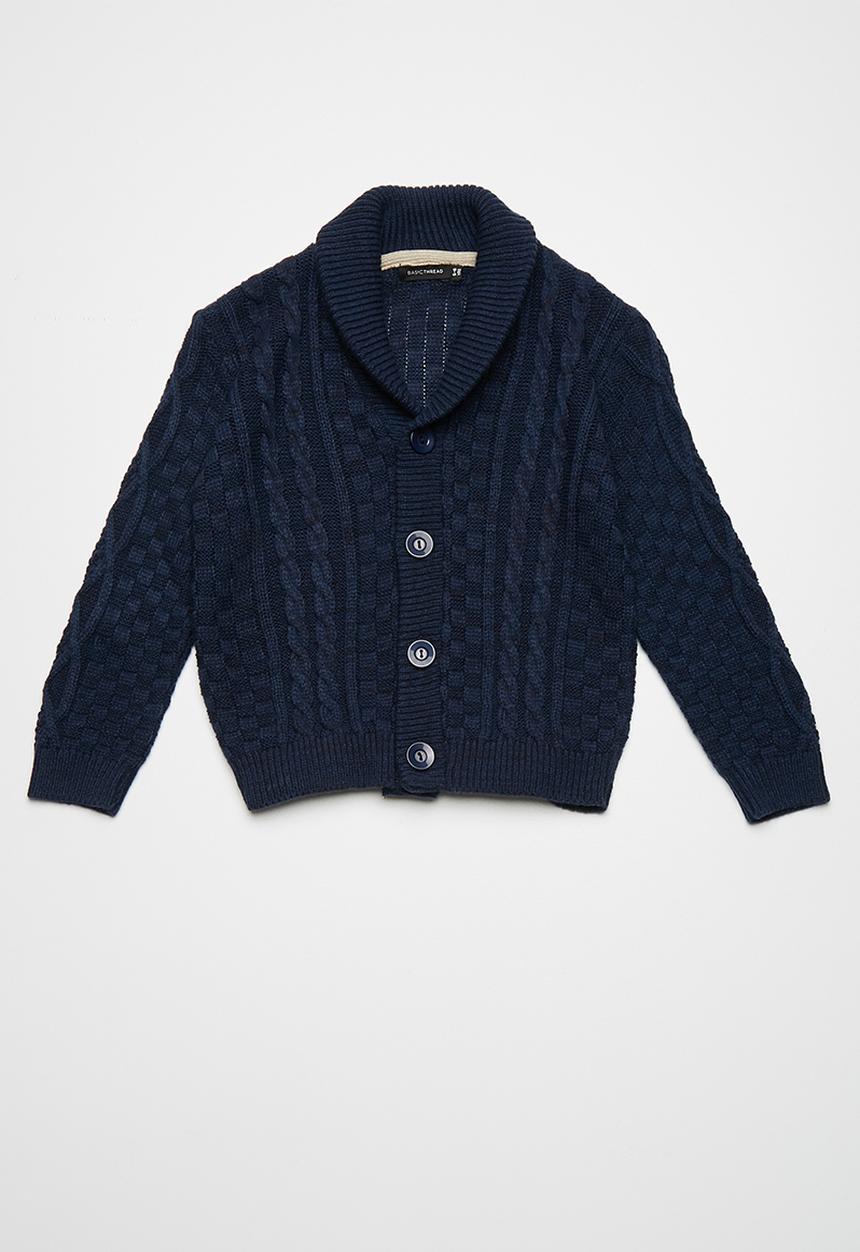 basicthread - Classic cable cardigan