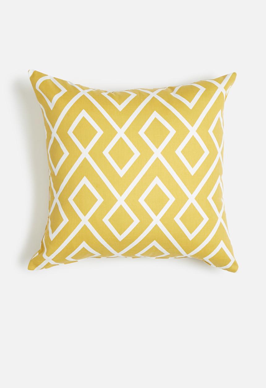 Sixth Floor - Gem cushion cover - mustard