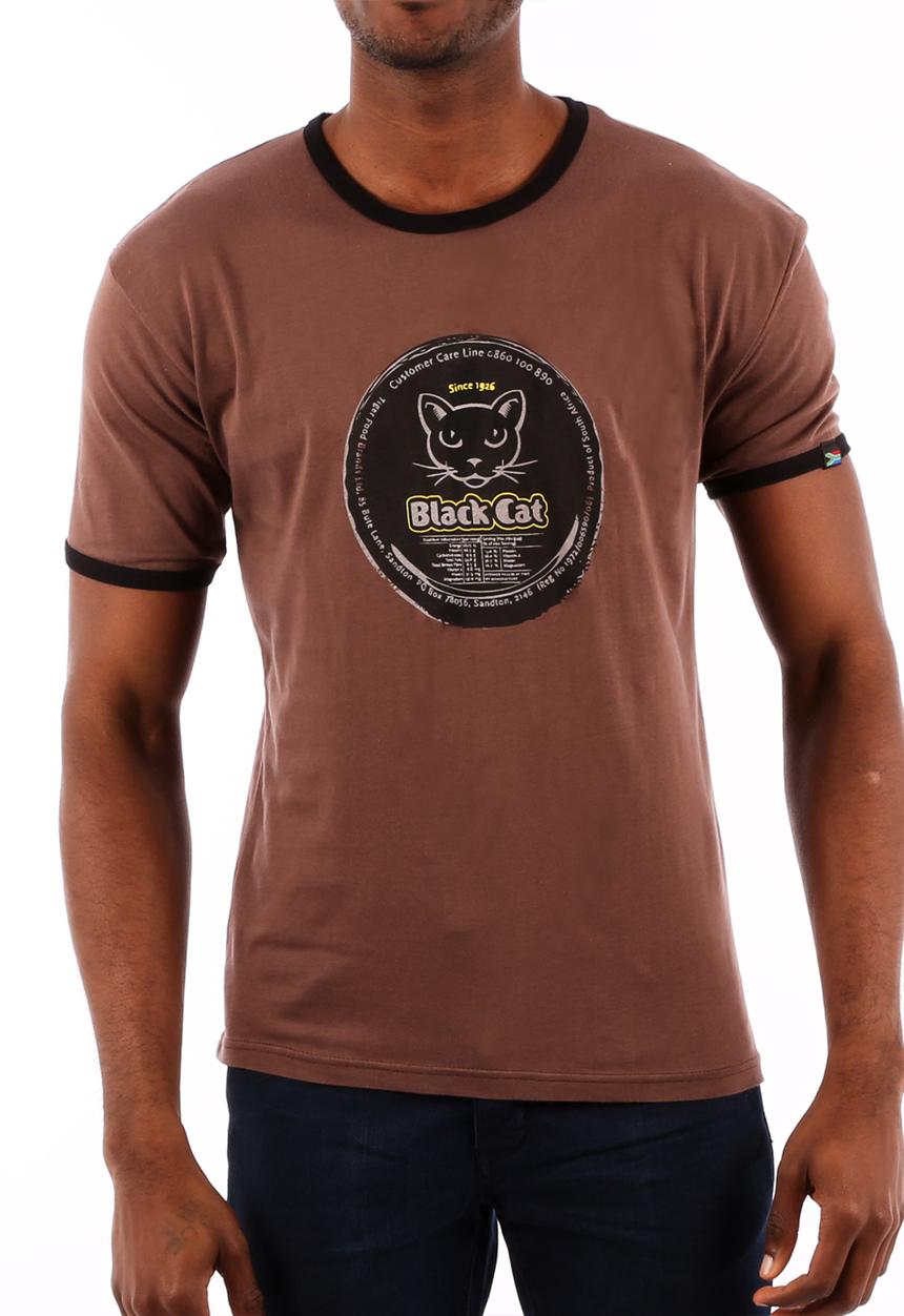 Top 100 Mandrobe Tees - Black Cat T-Shirt – Brown & Black