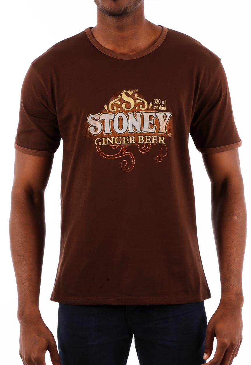 Top 100 Mandrobe Tees - Stoney Ginger Beer T-Shirt – Brown