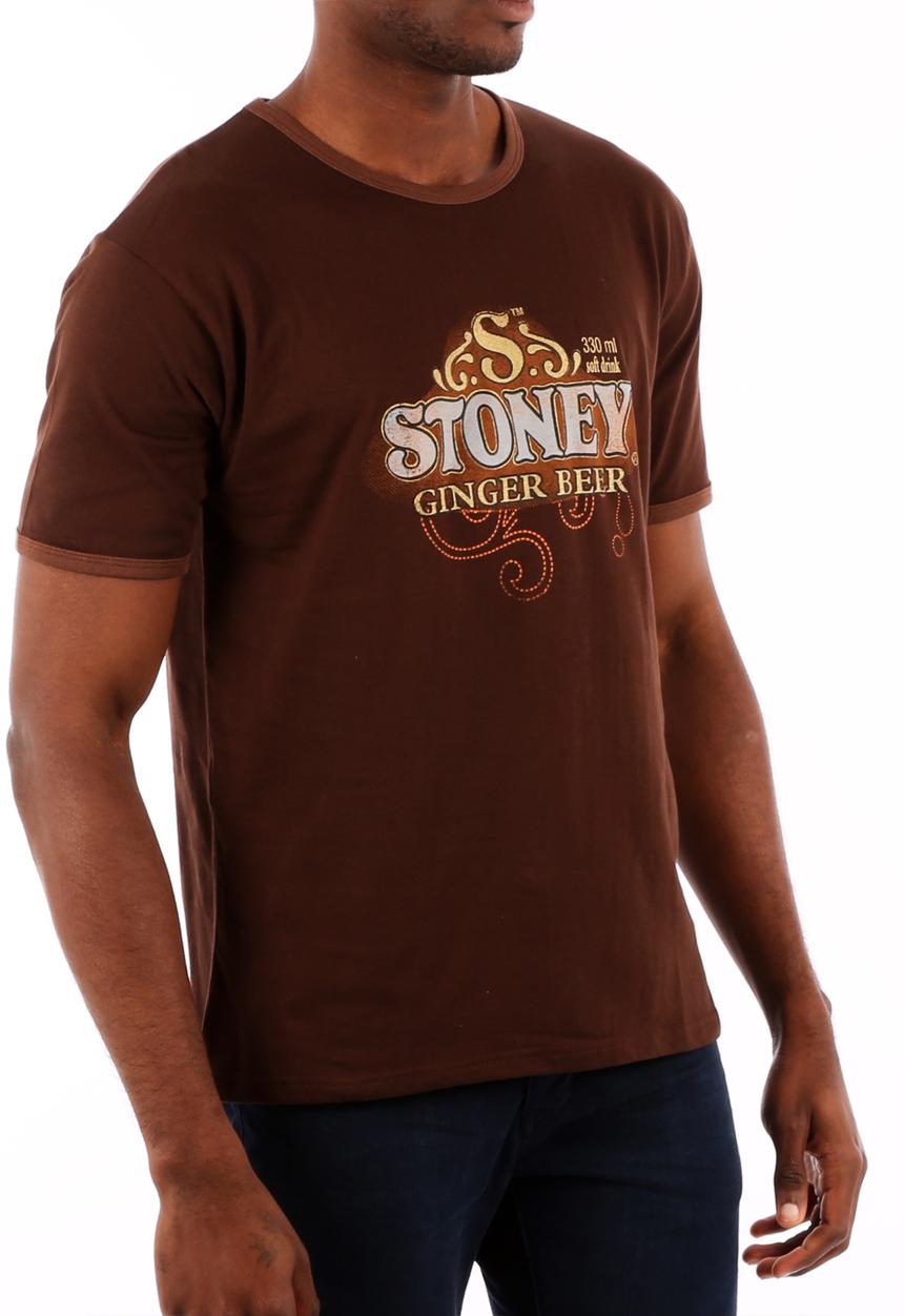 Top 100 Mandrobe Tees - Stoney Ginger Beer T-Shirt – Brown