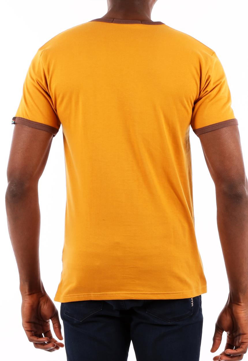 Top 100 Mandrobe Tees - Inkomazi T-Shirt – Mustard & Brown