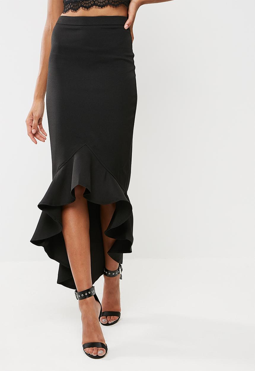 Missguided - Fluted hem pencil skirt