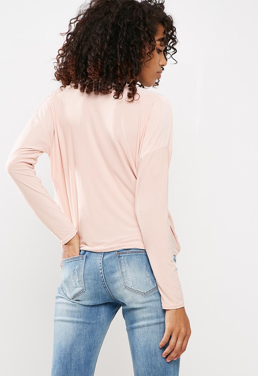 Missguided - Long sleeve wrap top