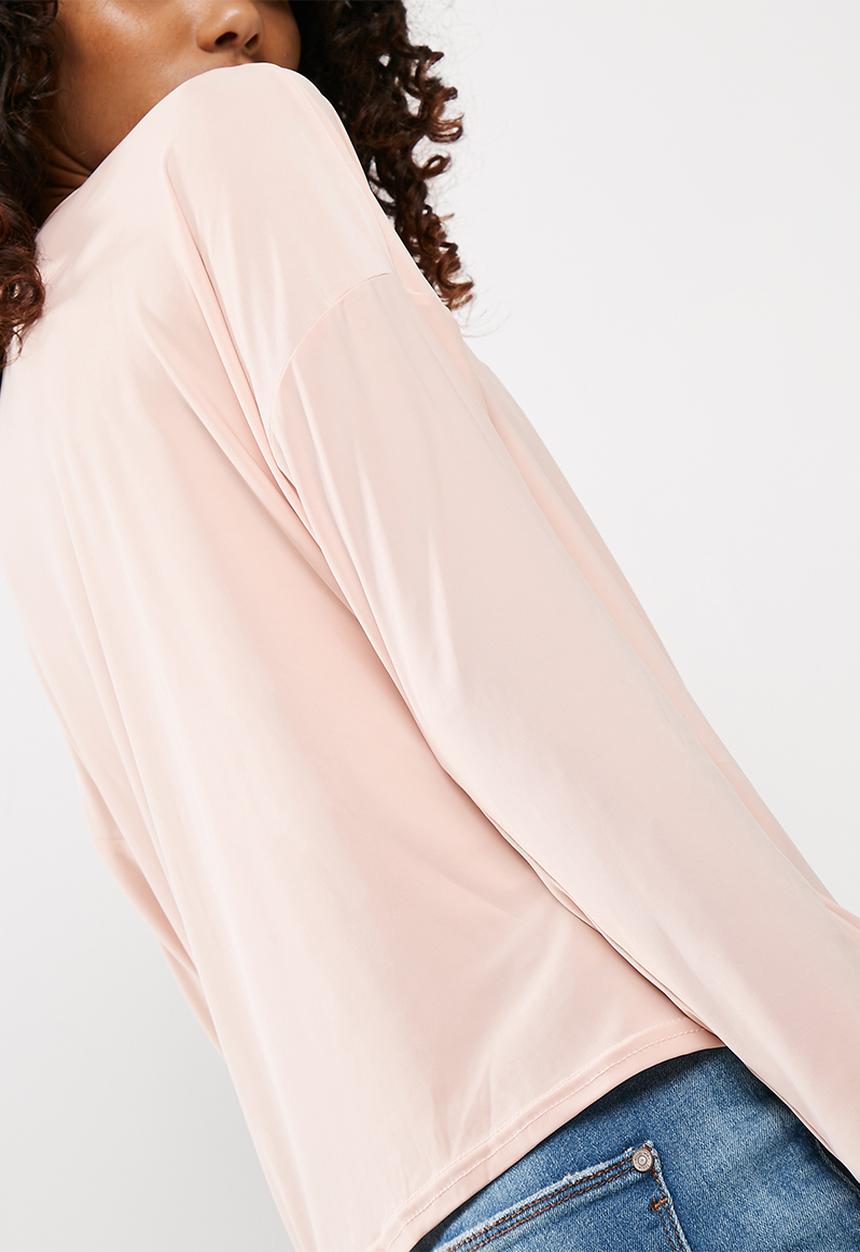 Missguided - Long sleeve wrap top