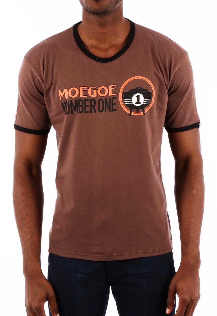 Top 100 Mandrobe Tees - Moegoe Number One T-Shirt – Brown