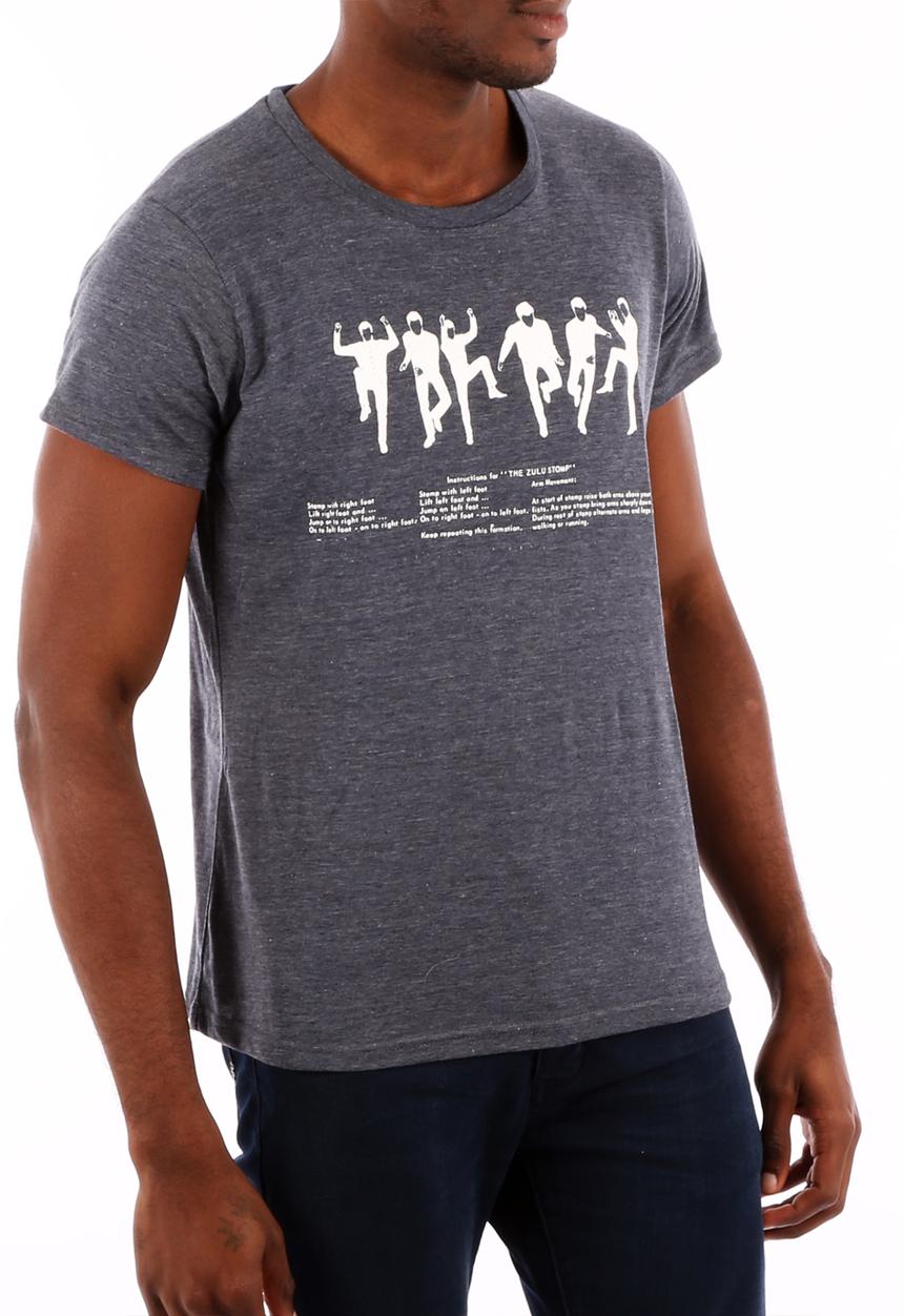 Top 100 Mandrobe Tees - Zulu Stomp T-Shirt – Navy