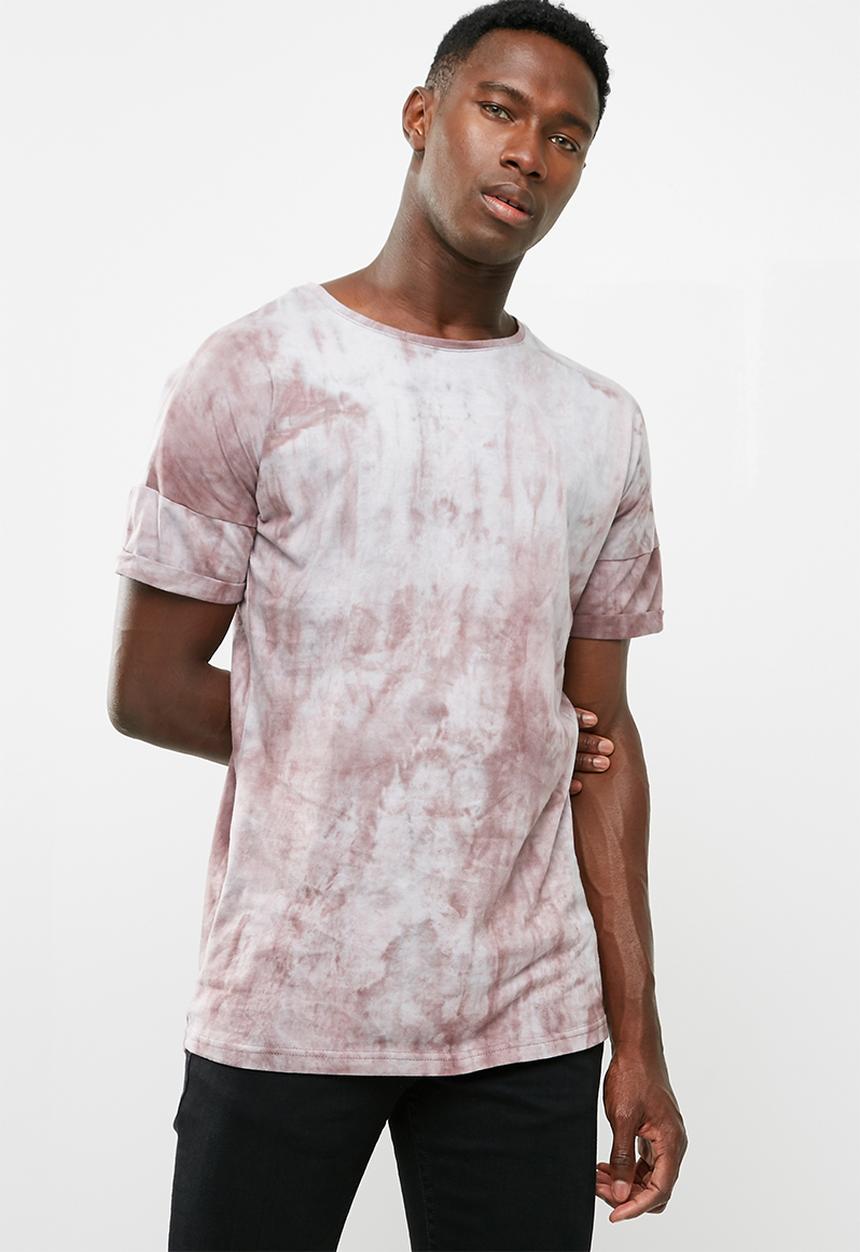 basicthread - Longline curved hem drop shoulder tee