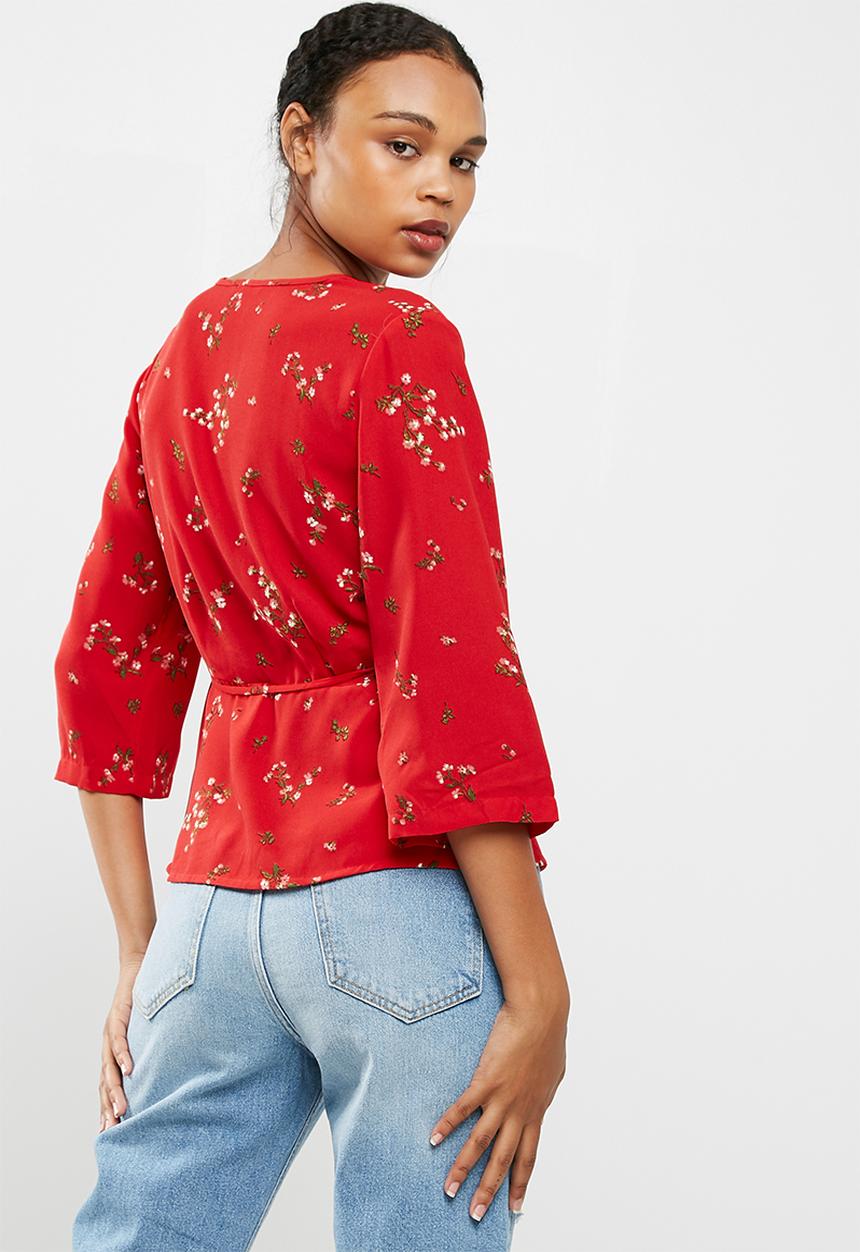 Vero Moda - Parisian 3/4 wrap top