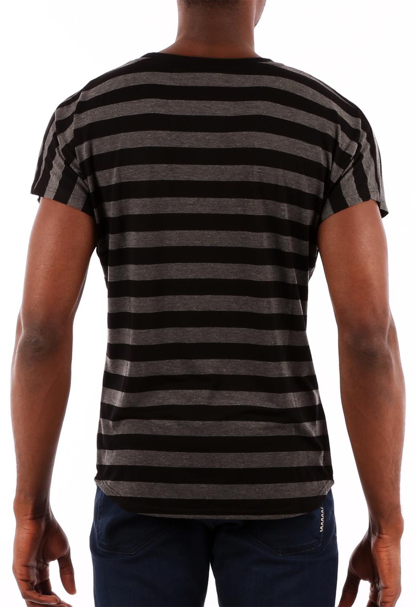 Top 100 Mandrobe Tees - 2-Panel Pocket Tee – Black & Grey