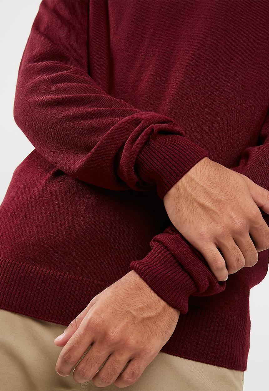 basicthread - Basic vee neck slim fit knit