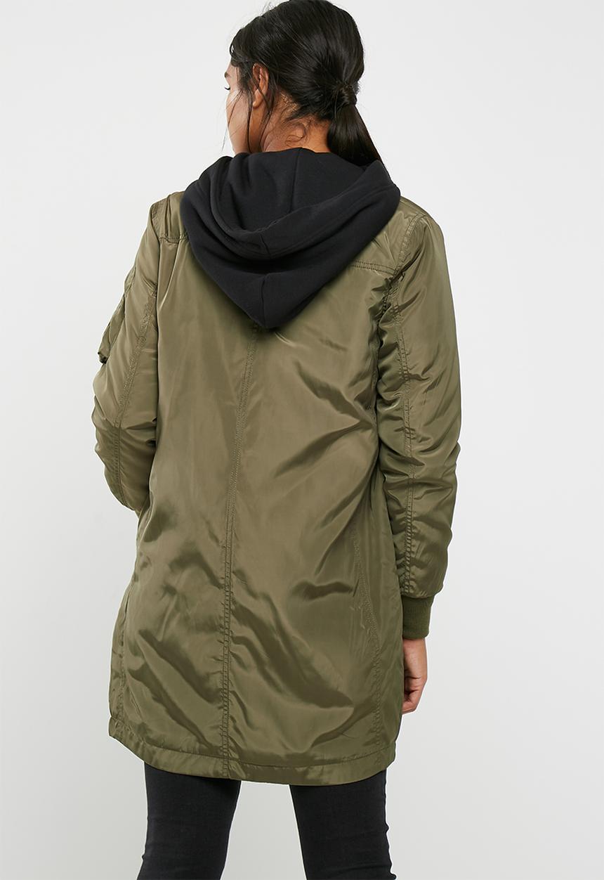 ONLY - Alina long bomber jacket