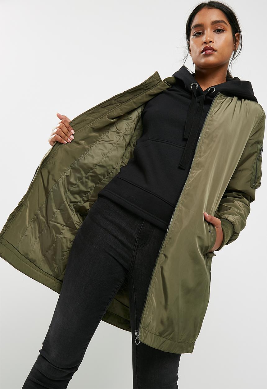 ONLY - Alina long bomber jacket