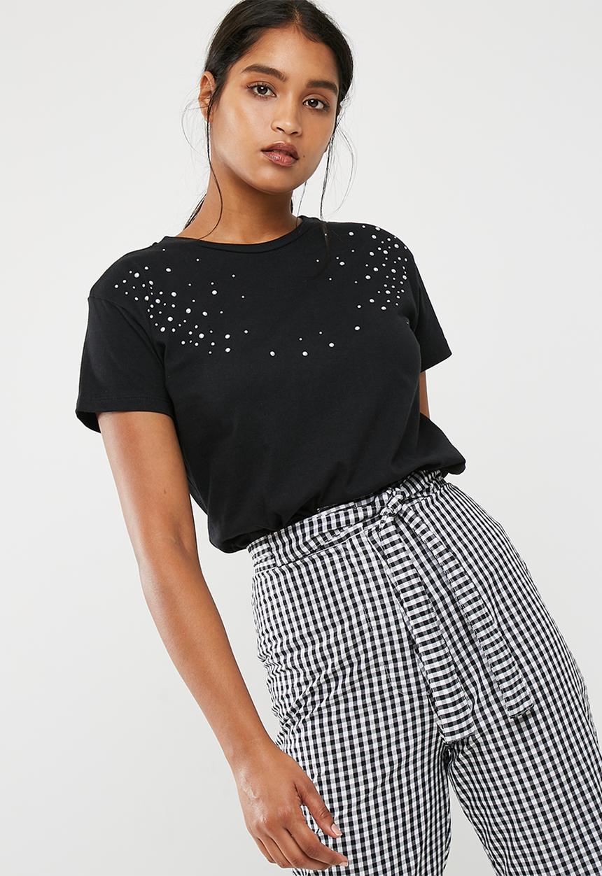 dailyfriday - Pearl embellished tee
