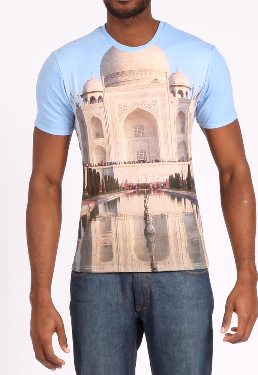 Top 100 Mandrobe Tees - Unisex Taj Mahal T-Shirt – Multi