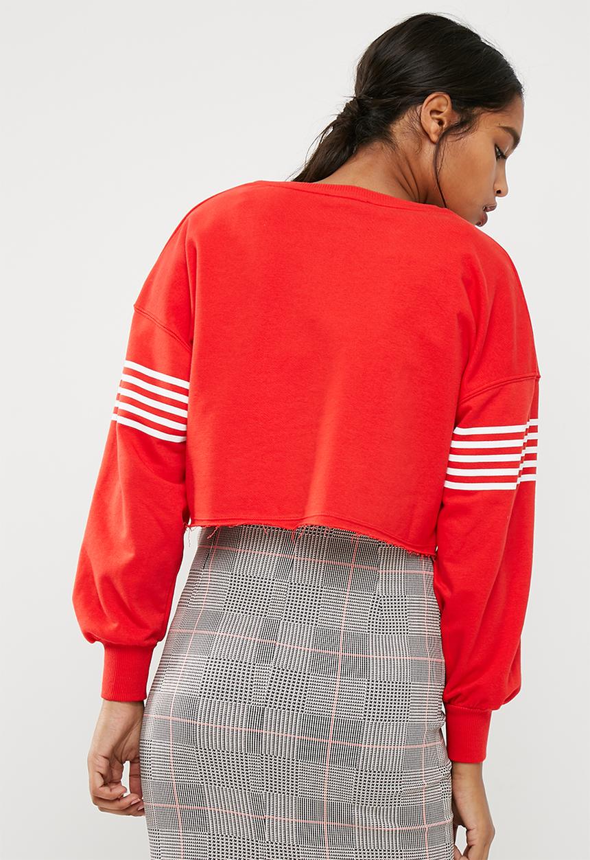 New Look - Stripe colour block sweat top