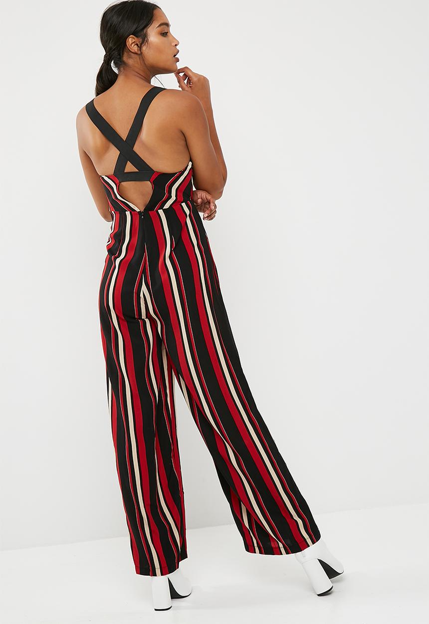 New Look - Vertical stripe strappy jumpsuit