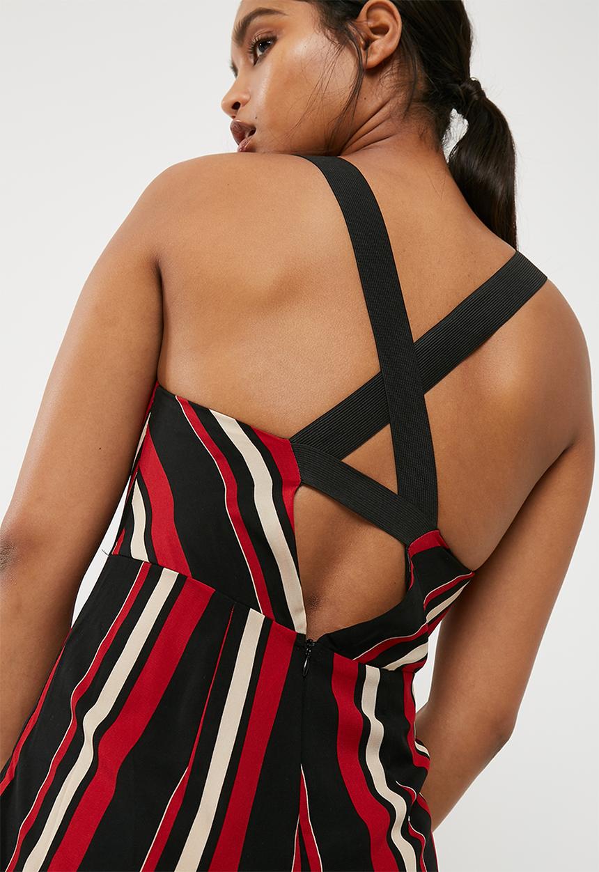 New Look - Vertical stripe strappy jumpsuit