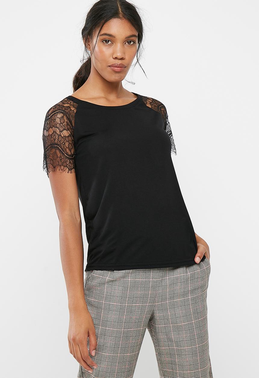 Jacqueline de Yong - Minni lace tee