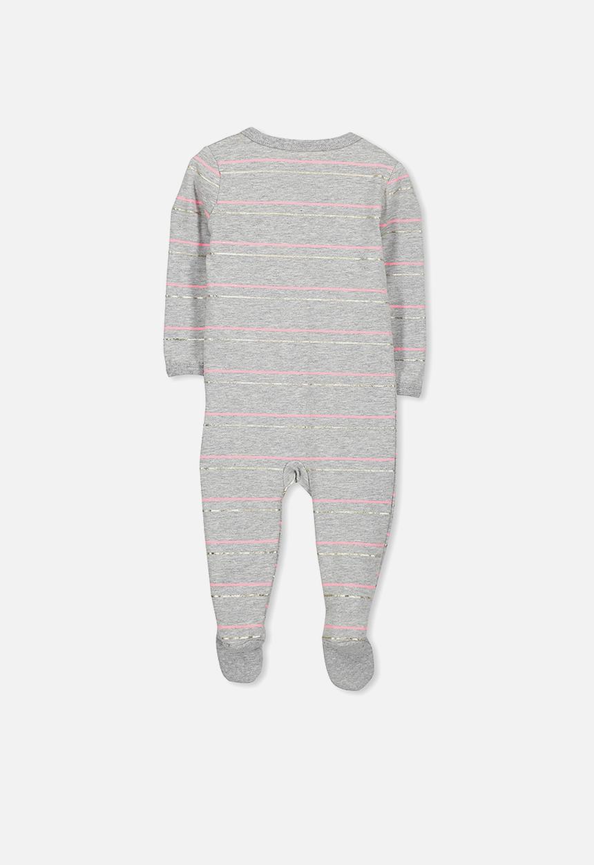 Cotton On - Baby mini zip through romper
