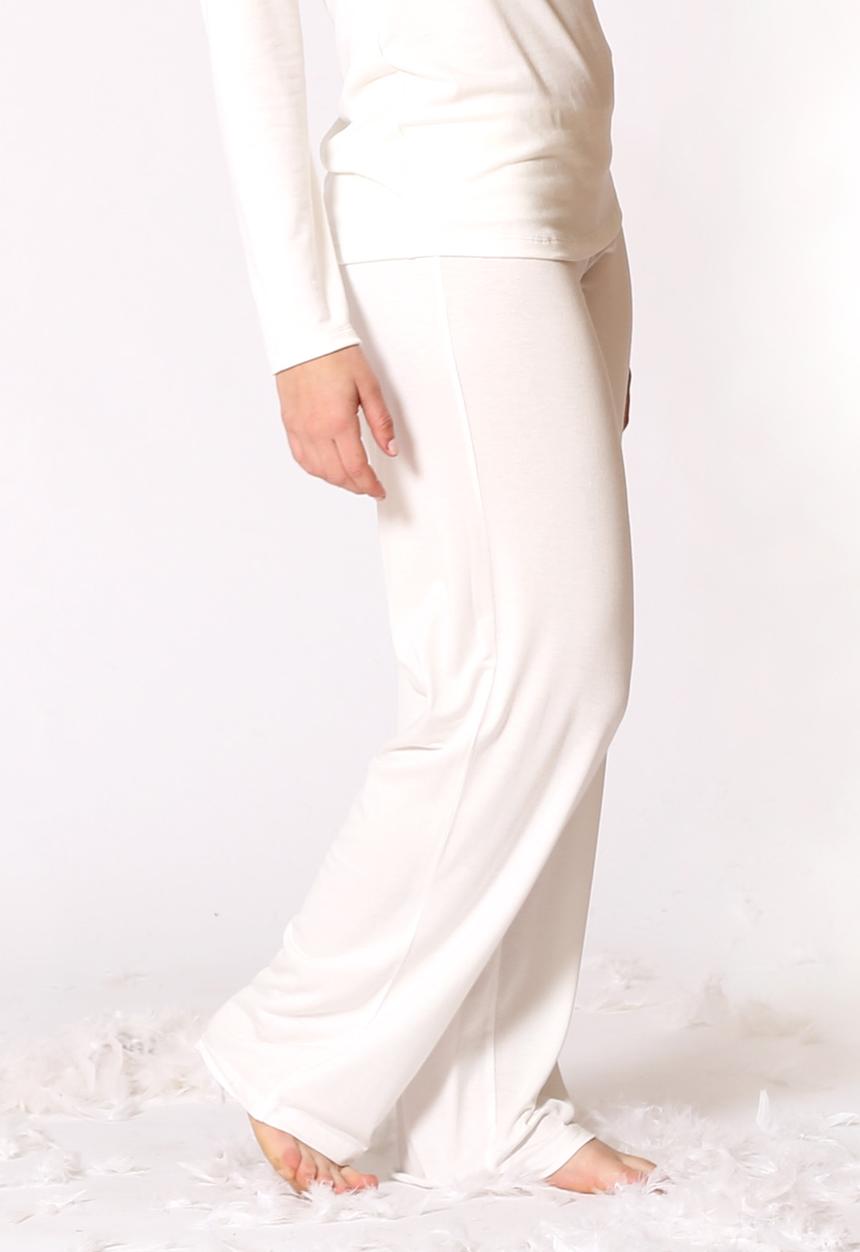 Anna-Louise Sleepwear - Slouch Pants – White