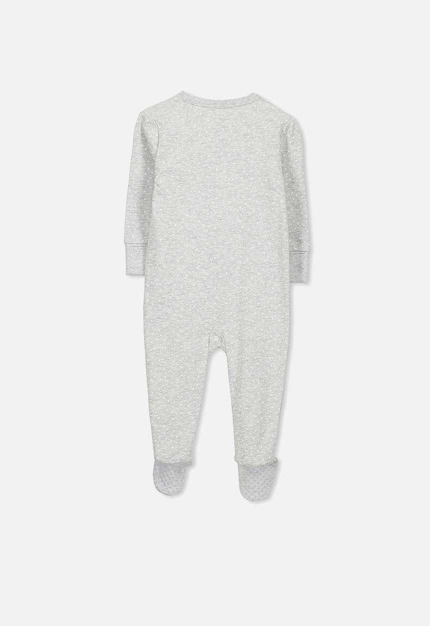 Cotton On - Baby mini zip footed romper