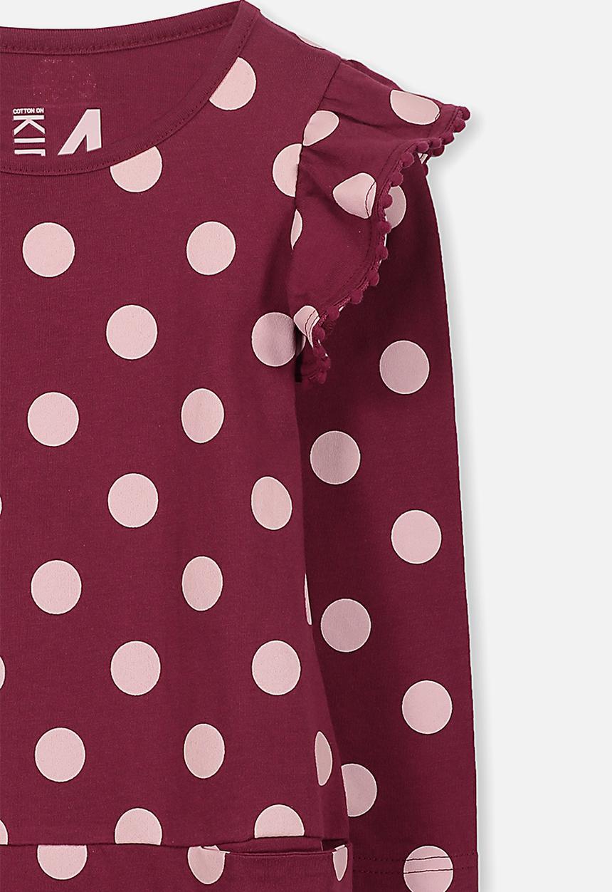 Cotton On - Kids Ashlee long sleeve dress