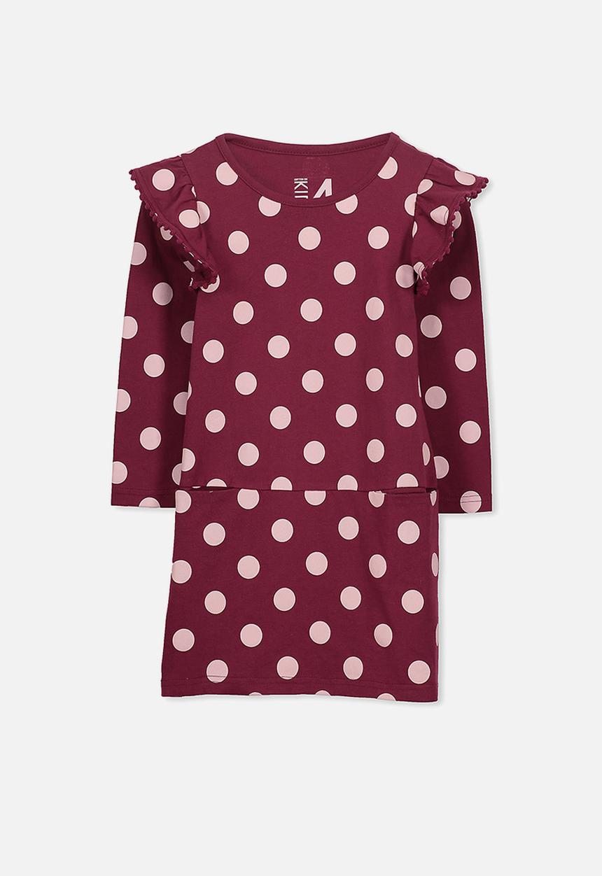 Cotton On - Kids Ashlee long sleeve dress