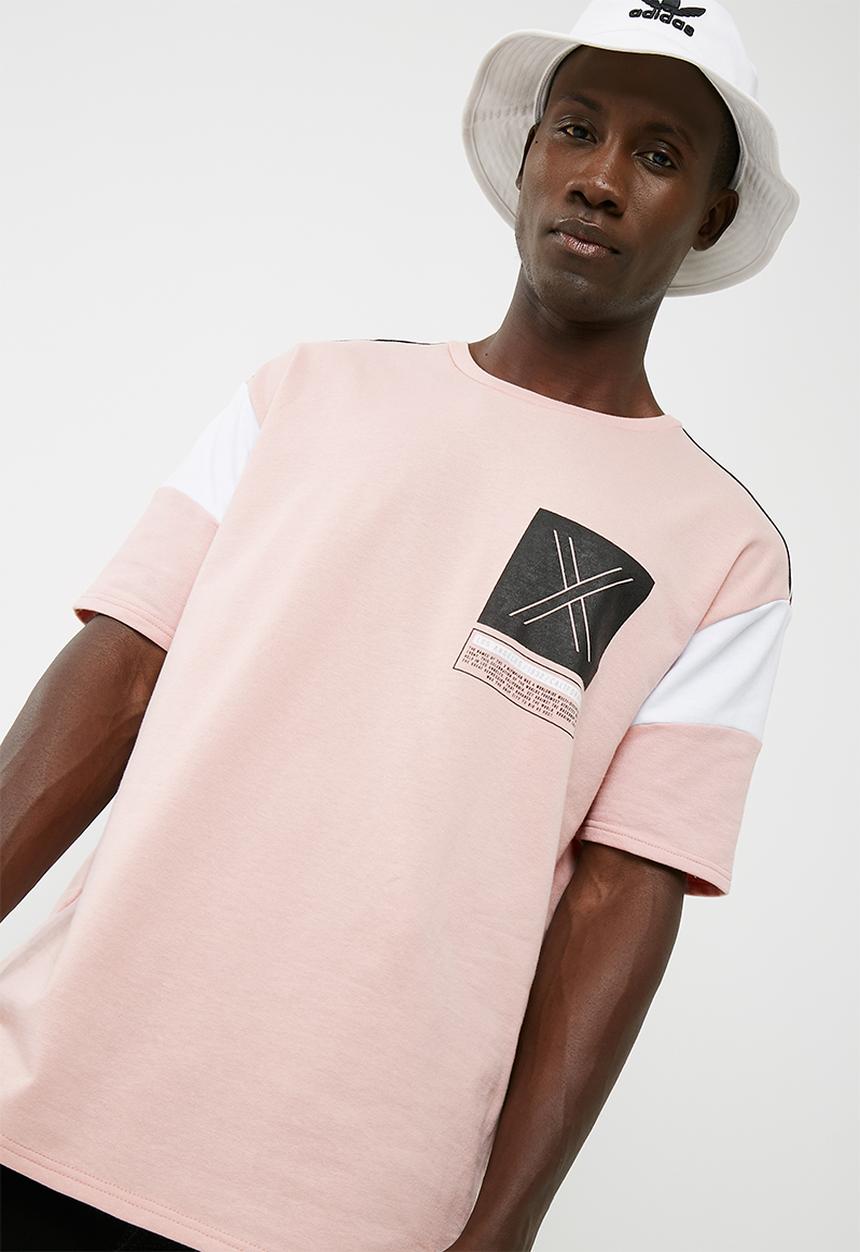 basicthread - Oversized colourblock tee
