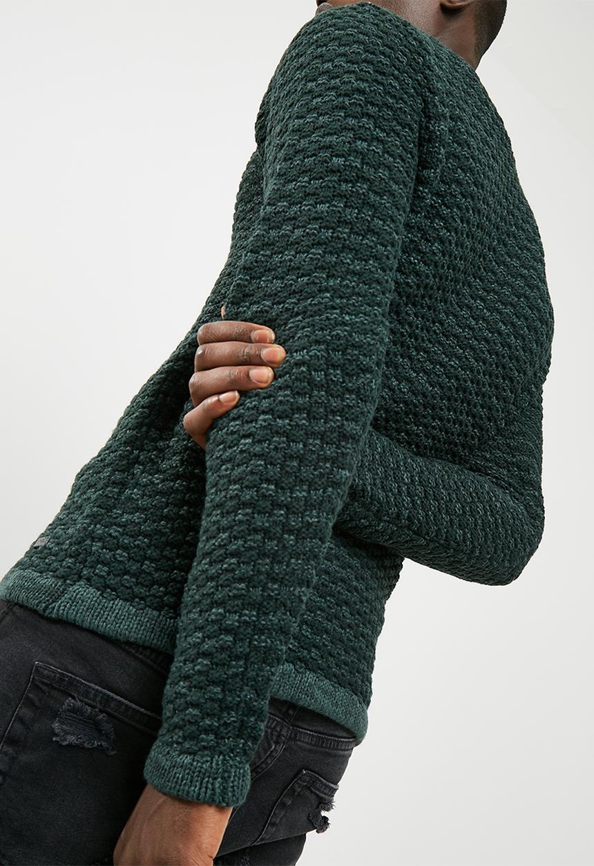Only & Sons - Doc textured crew knit
