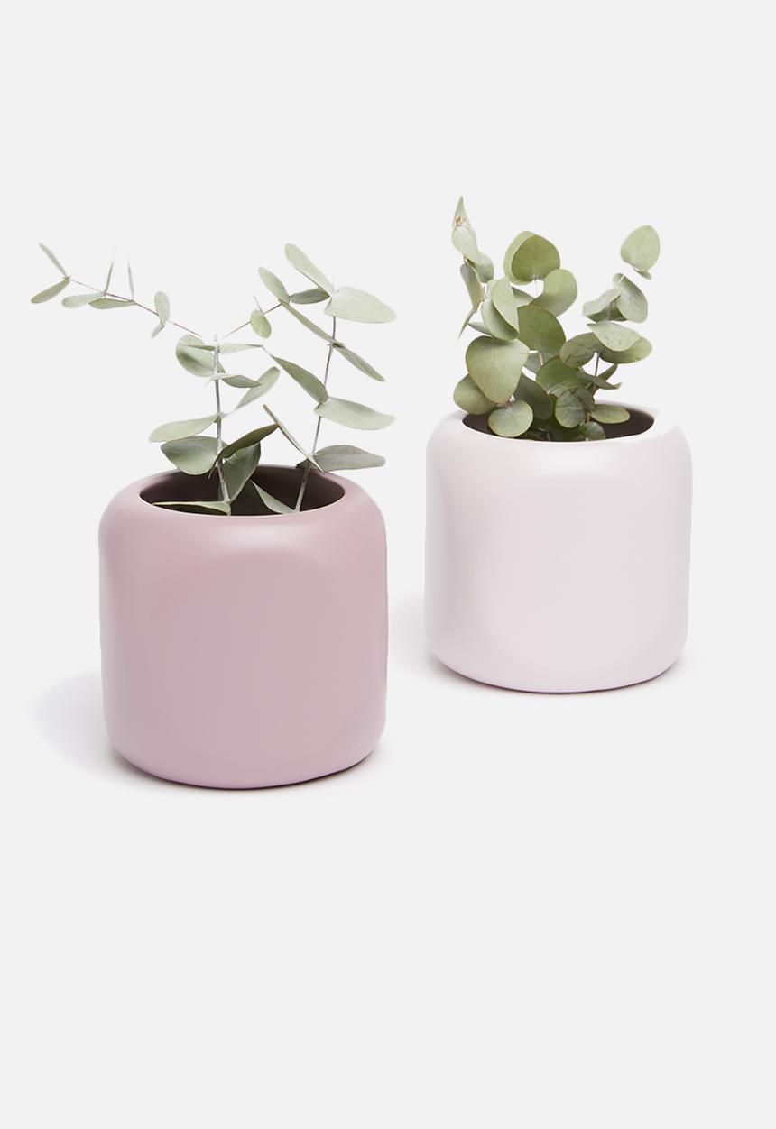 Grey Gardens - Pencil tealight vase set of 2