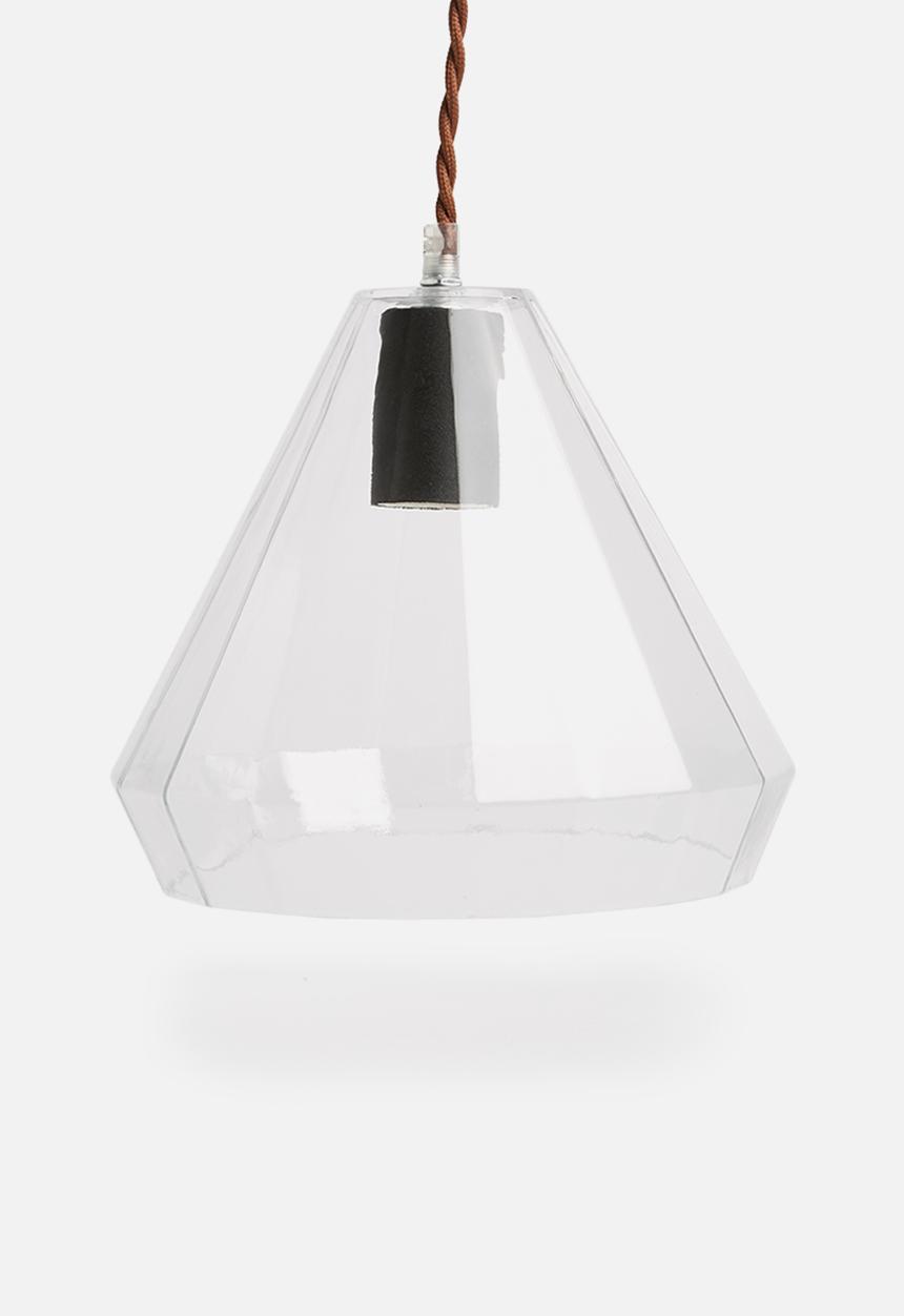 Sixth Floor - Facet glass pendant