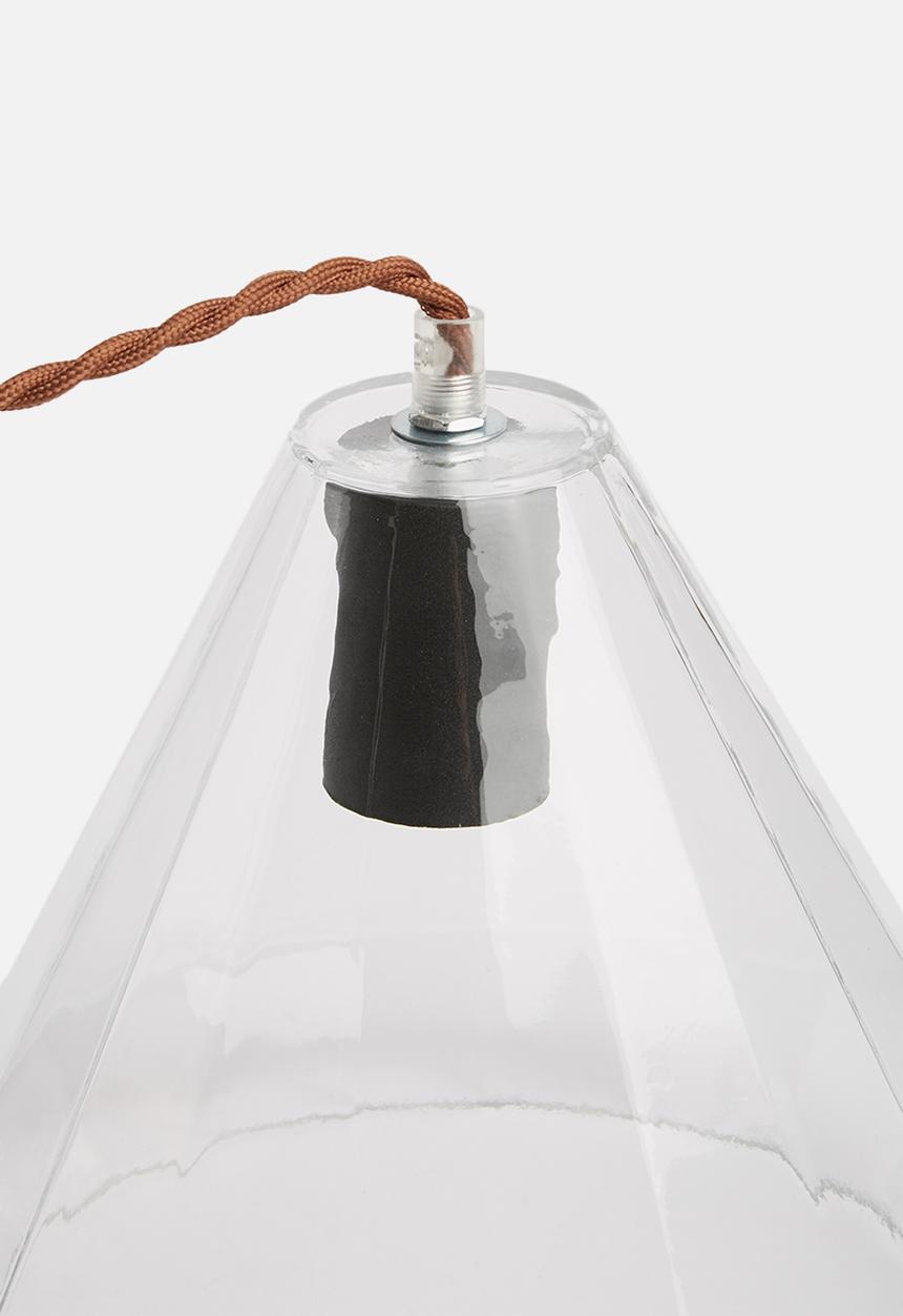 Sixth Floor - Facet glass pendant