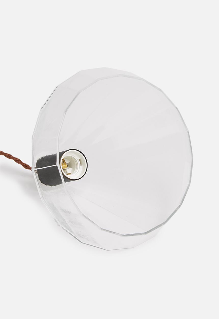Sixth Floor - Facet glass pendant