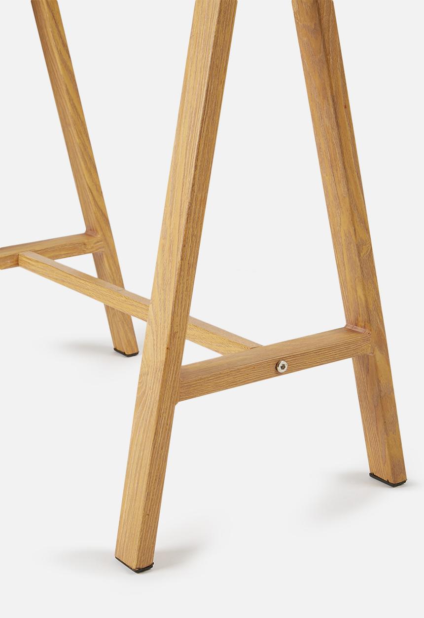Eleven Past - Glass trestle table