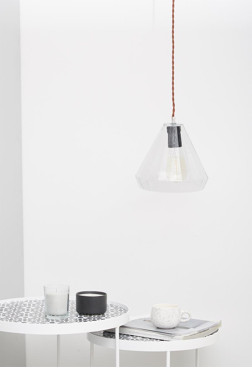 Sixth Floor - Facet glass pendant