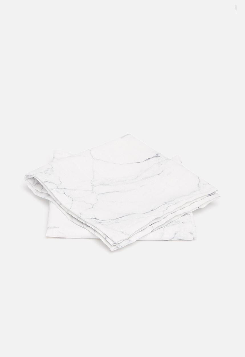 Sixth Floor - Marble napkin set of 2