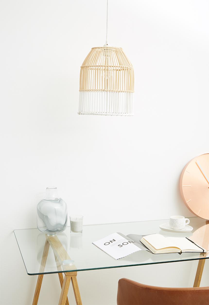 Sixth Floor - Natural woven pendant