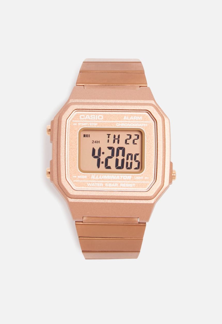 Casio - Digital wrist watch - Rose Gold