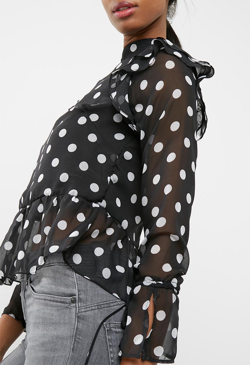 dailyfriday - Chiffon ruffle blouse